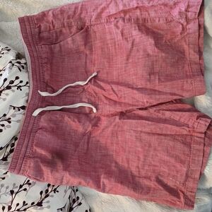 Banana Republic Red Athletic Shorts Relaxed Fit
